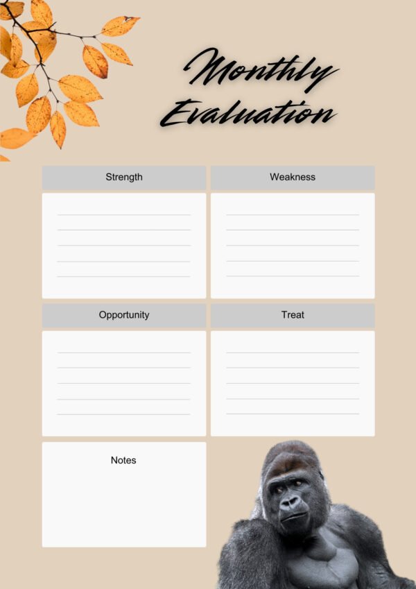 Vintage Social Media Planner # 001 - Image 6